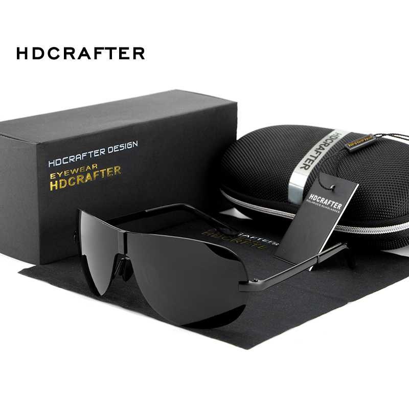 Best Seller ! HDCRAFTER Kacamata Polarized Sunglasses Retro - E008