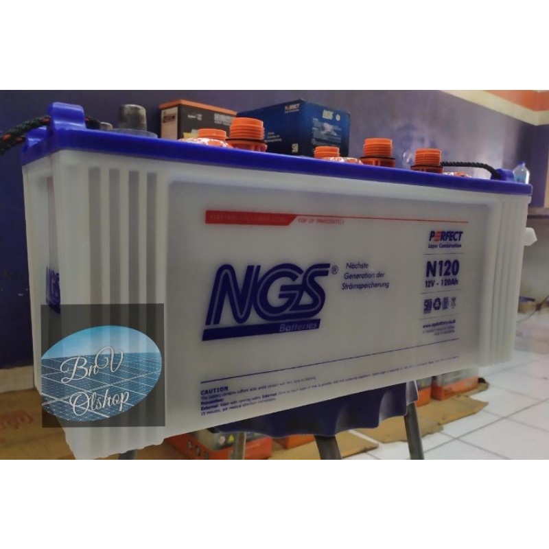 Aki N120 NGS 12v 120ah basah
