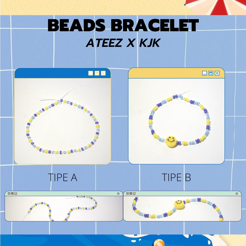 [BEADS] ATEEZ SEASON SONGS : ATEEZ X KIM JUNG KOOK BRACELET BEADS