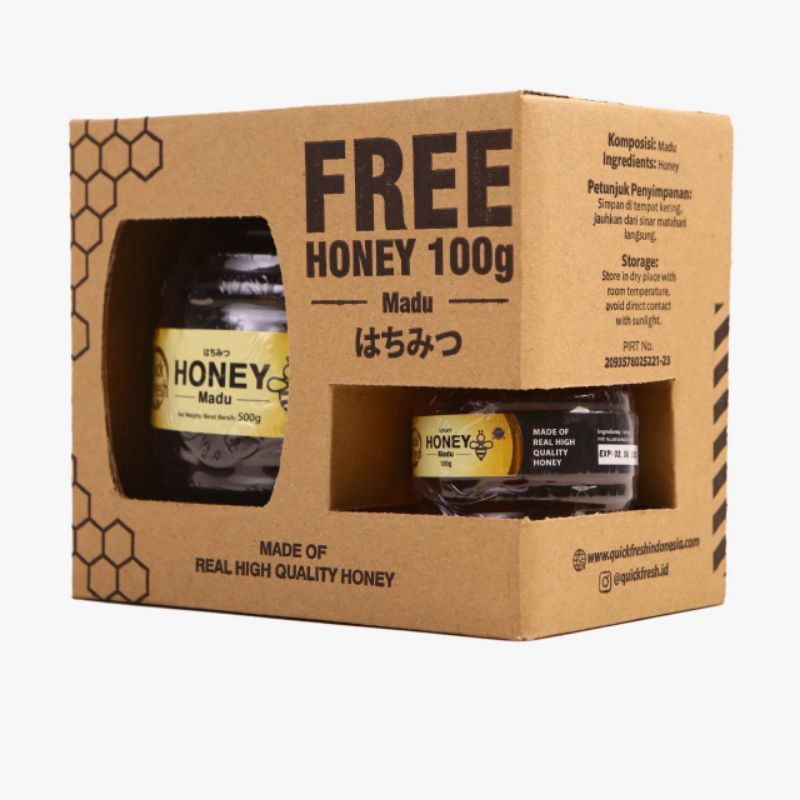 

Madu quick fresh 500gr + 100gr