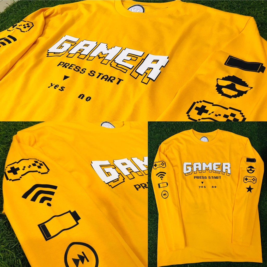 Longsleeve GAMER Classic Yellow