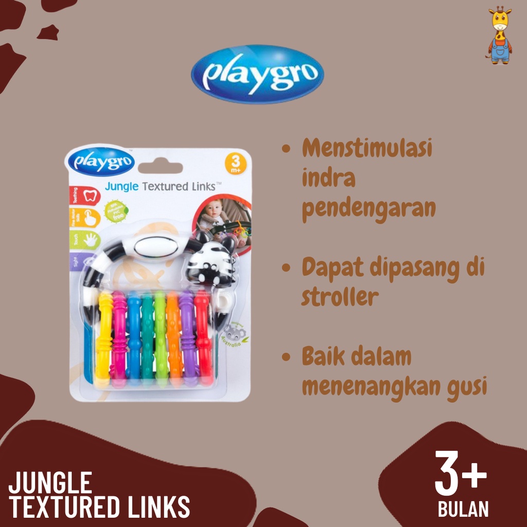 Playgro Jungle Textured Links