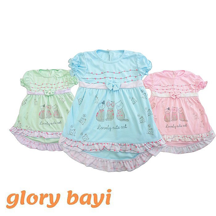 Setelan Baju Bayi Perempuan | Dress Anak Bordir | Baju Bayi Perempuan