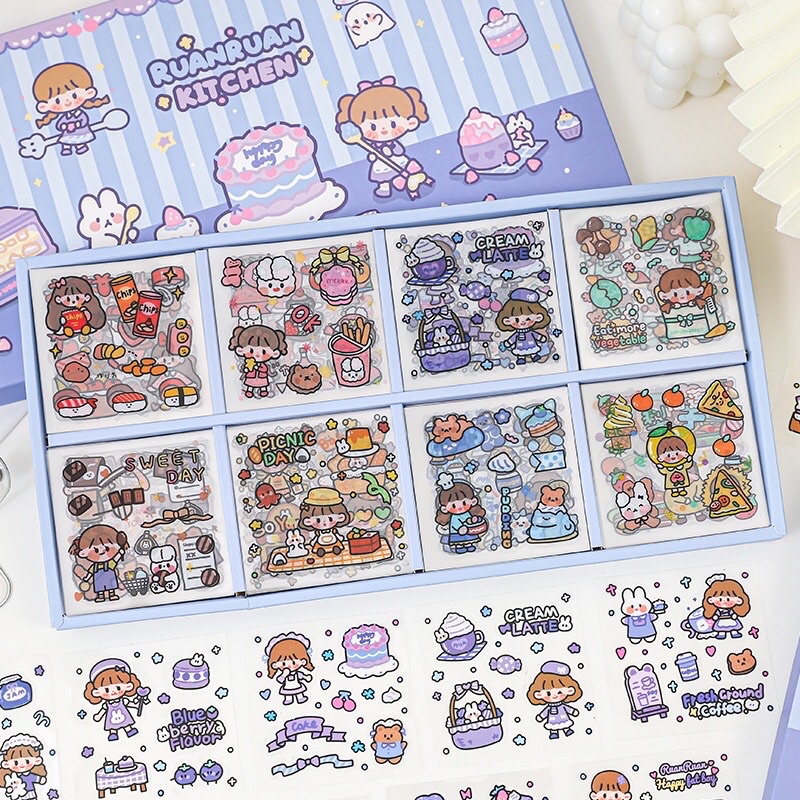 

[KITCHENETTE] READY STOCK BISA COD - 5 LEMBAR STIKER KARAKTER KARTUN HEWAN LUCU GAYA REMAJA CEWEK KPOP FANCY MOTIF ANAK PEREMPUAN KAWAII DEKORASI JURNAL AESTHETIC DIARY VIRAL SCRAPBOOK MURAH DIY CASING HP BOTOL MINUM KOTAK BEKAL ANTI TAHAN AIR PVC DECO PC