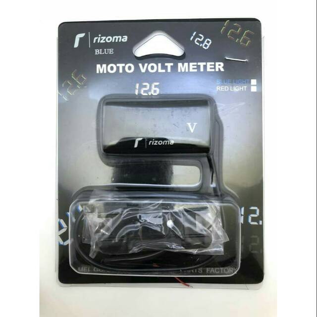 VOLT METER LED RIZOMA / VOLT METER PENGUKUR AKI LED RIZOMA