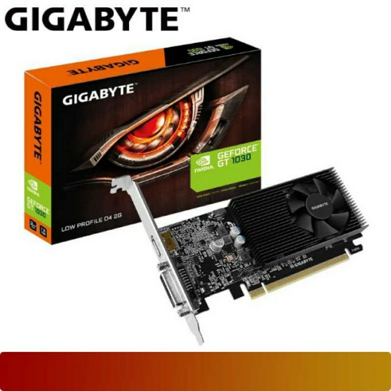VGA GIGABYTE GT1030 Low Pofile D4 2G - 2GB DDR4 GT 1030 LP