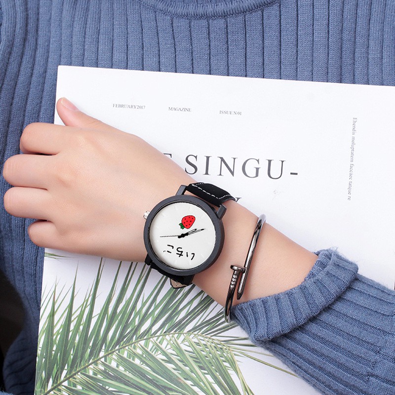 Jam Tangan Wanita A0061 Jam Tangan Kuarsa Tren Fashion Jepang