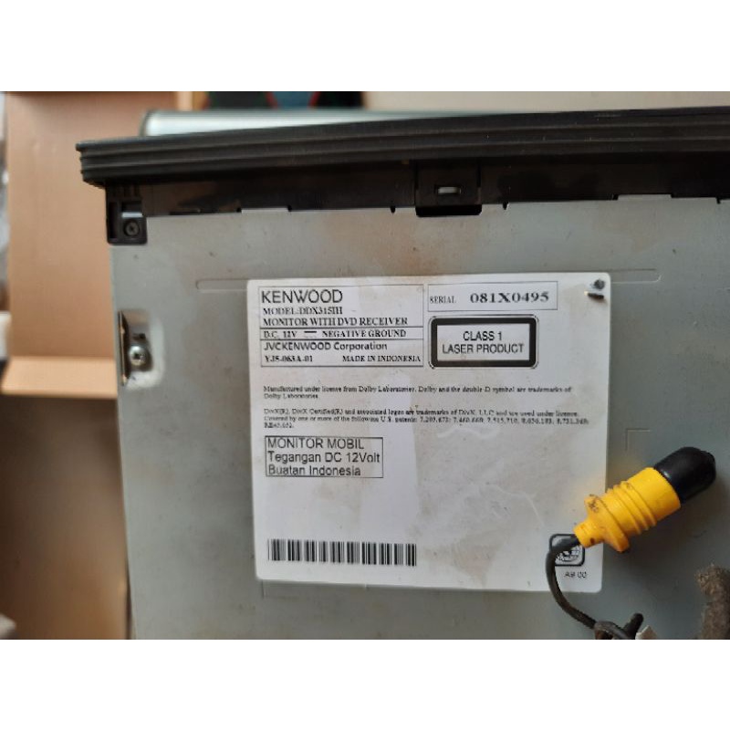 head unit kenwood ddx315 original honda