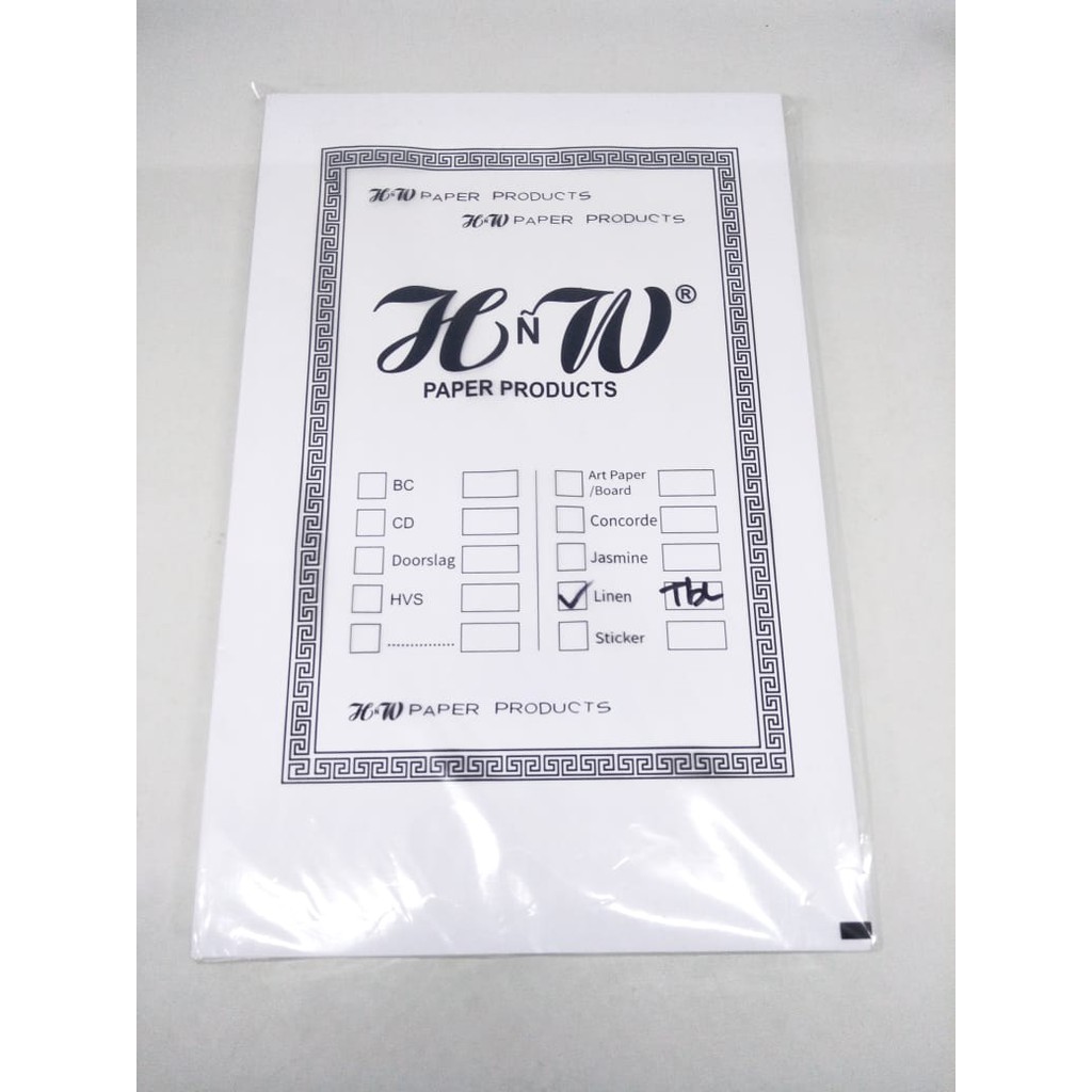 

KERTAS PRINT PIAGAM / SERTIFIKAT LINEN PUTIH A4 F4 ISI 50 LEMBAR