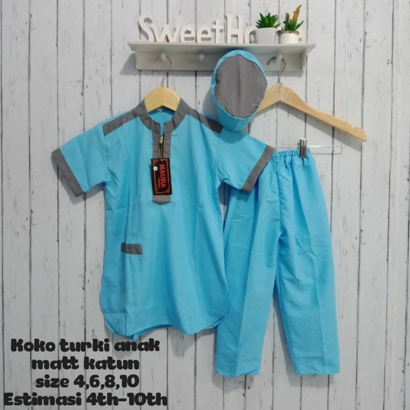 Koko Turki Anak + Peci