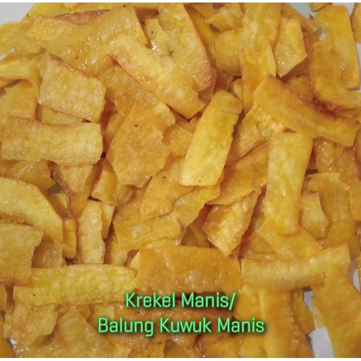 

Camilan Krekel manis balung kuwuk manis 250gr