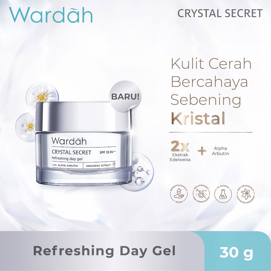 WARDAH Crystal Secret Refreshing Day Gel 30gr