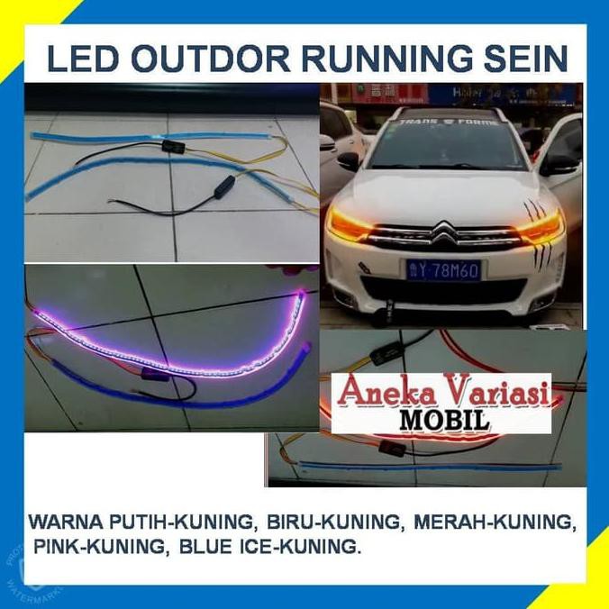 LED OUTDOR RUNNING SEIN / LED ALIS / LAMPU VARIASI MOBIL - Biru | Lampu Mobil | Otomotif