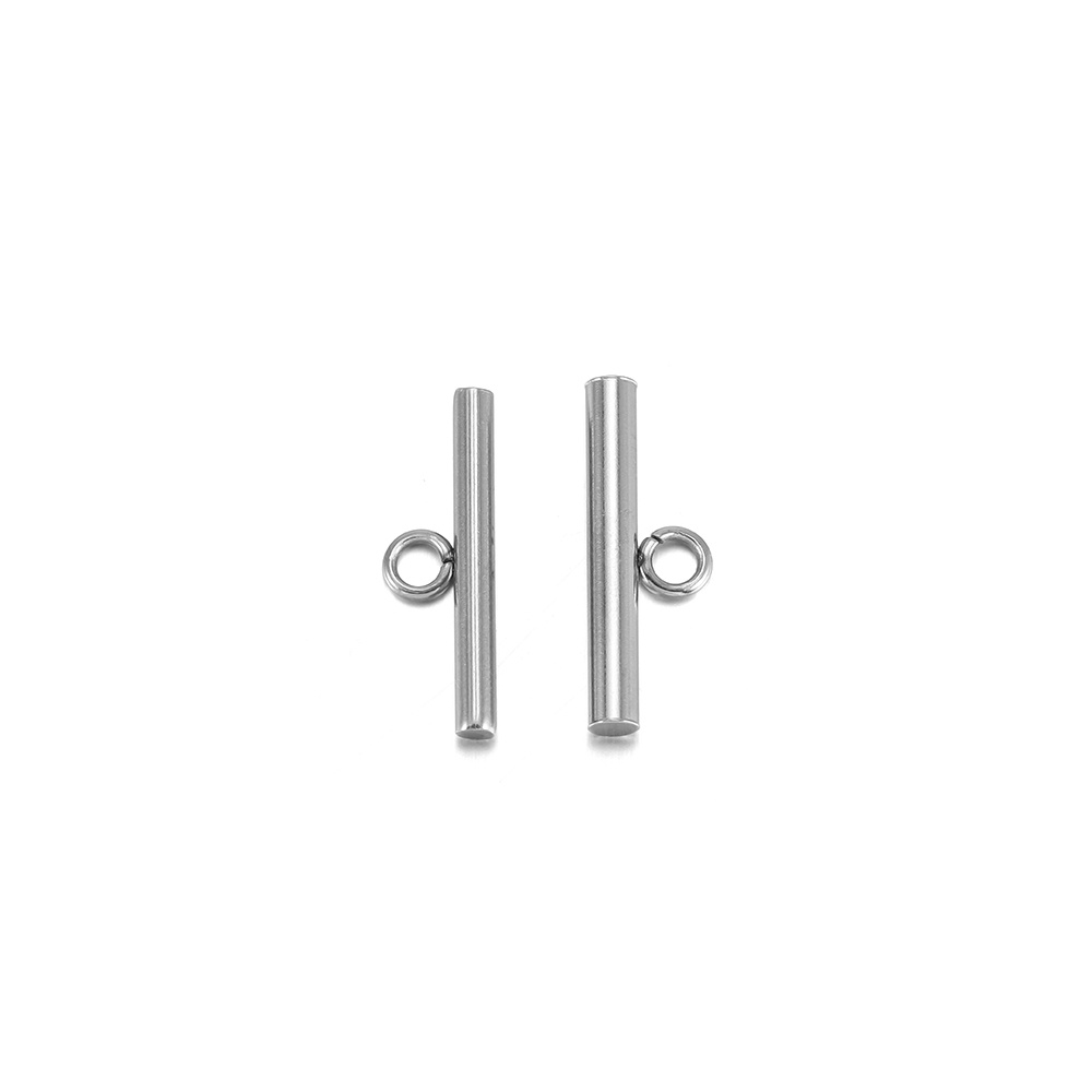 6 set/bungkus konektor kalung gelang OT gesper stainless steel DIY