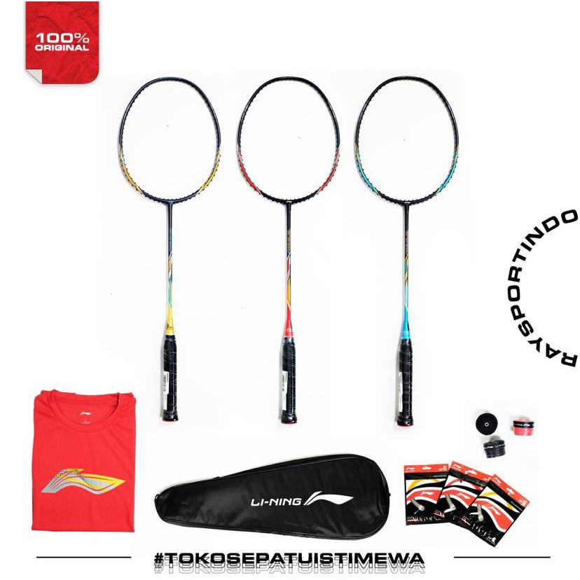 Jual RAKET BADMINTON LINING JOJO 8000 SIGNATURE SERIES ORIGINAL 3 WARNA