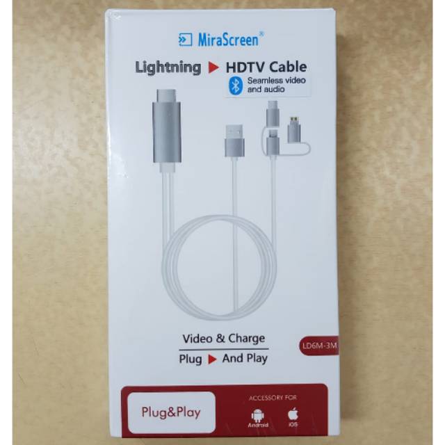 MIRASCREEN CABLE WITH AUDIO BLUETOOTH