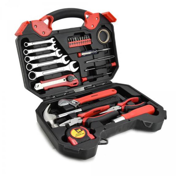 ToolSet Krisbow 28/Hand Toolset/Alat Pertukangan Komplit