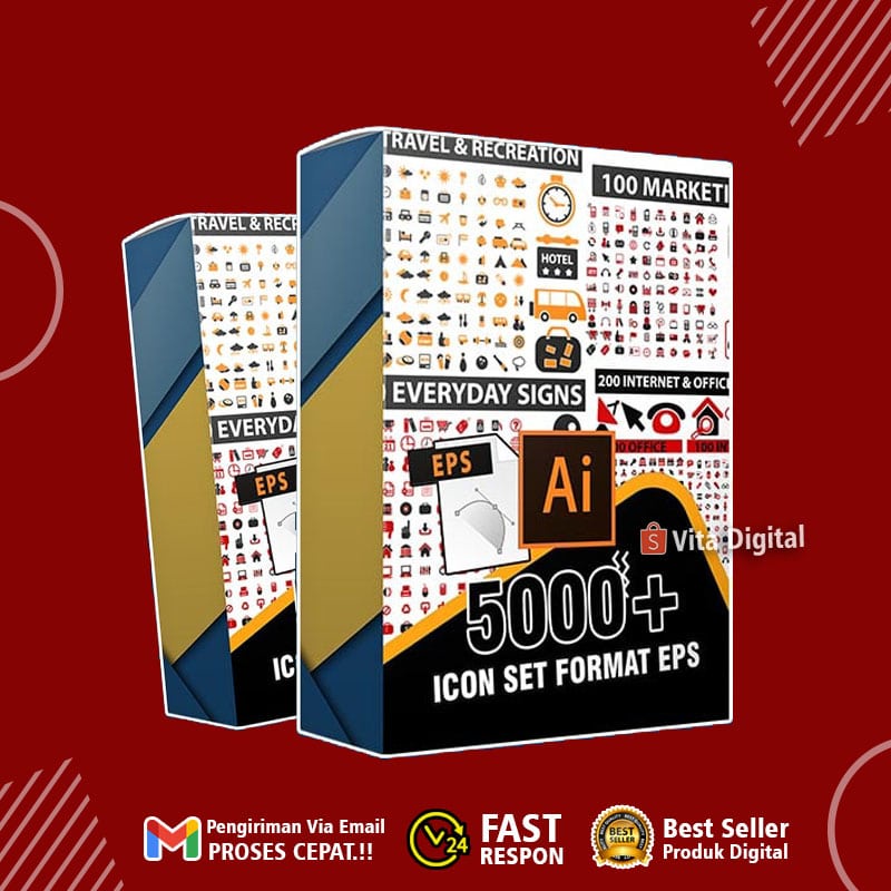 5000+ Koleksi Icon Set Premium Format Eps