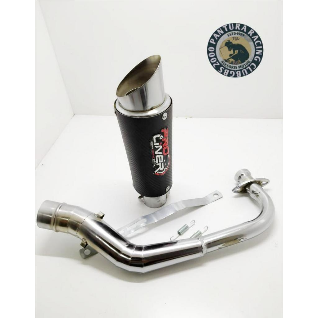 Knalpot Proliner Karbon Mio Sporty Mio Smile Mio Soul Old