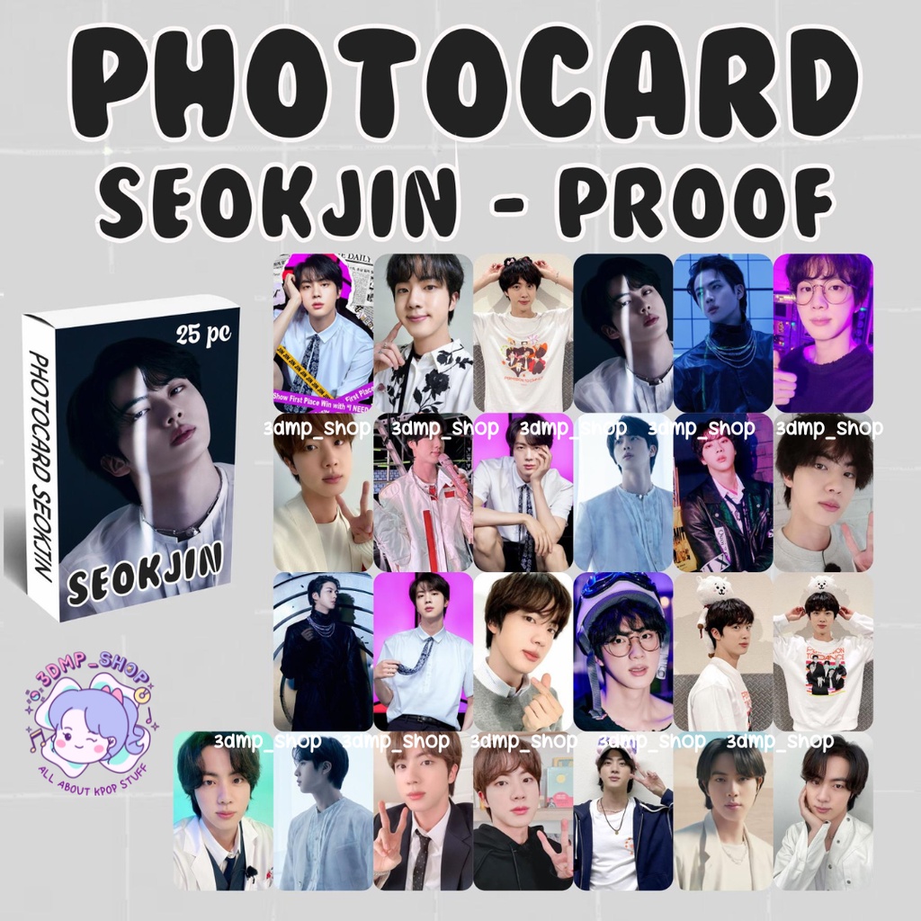 [25 lembar] lomocard lomo photo card kartu Photocard BTS member PROOF V TAEHYUNG JUNGKOOK JIMIN SUGA NAMJOON RAPMONSTER JHOPE HOSEOK SEOKJIN JIN