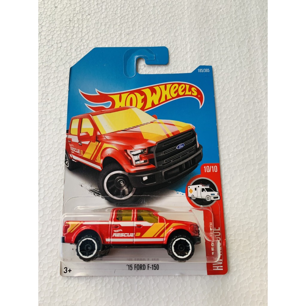 HOT WHEELS HOTWHEELS '15 FORD F-150 PICKUP MERAH HW RESCUE DIECAST MOBIL HOTWIL HOTWEEL LANGKA TRACK