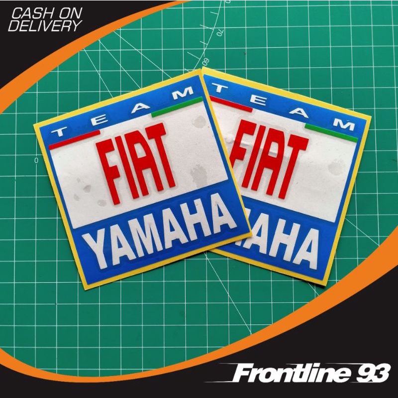 Sticker Cutting FIAT - stiker YAMAHA - stiker racing - stiker motor mobil helm dll