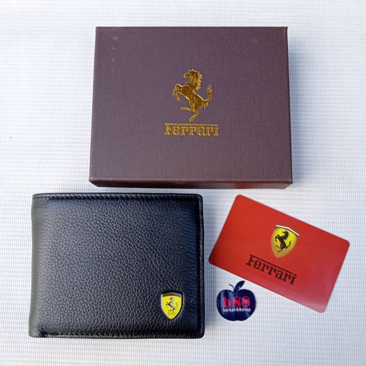 Dompet Kulit Pria Import FR3004 Polos Lipat Original Genuine Leather