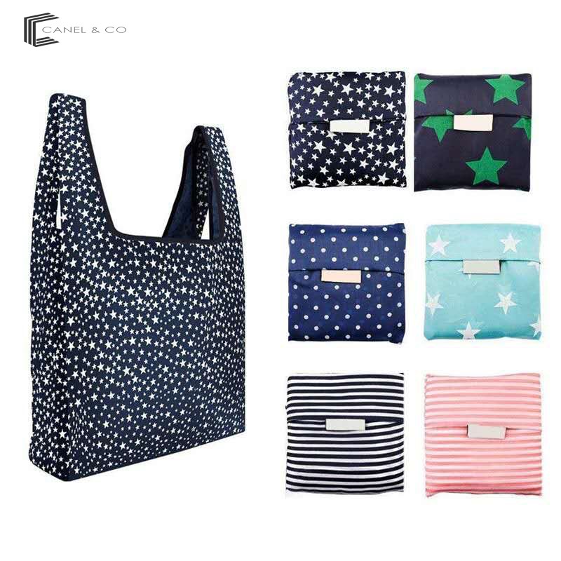 Tas Belanja Lipat Ramah Lingkungan Nylon foldable reusable Tas Belanja Lipat Ramah Lingkungan Nylon foldable reusable