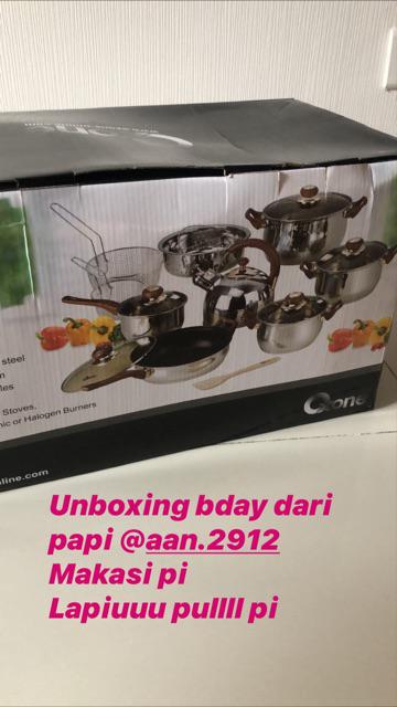 Jumbo Cookware Set Panci Set Besar Oxone Ox 988fsn