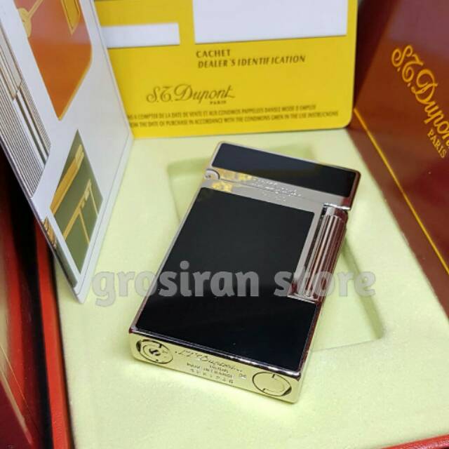 St. Dupont paris korek lighter OriginaL limited sertifikat box kartu kado