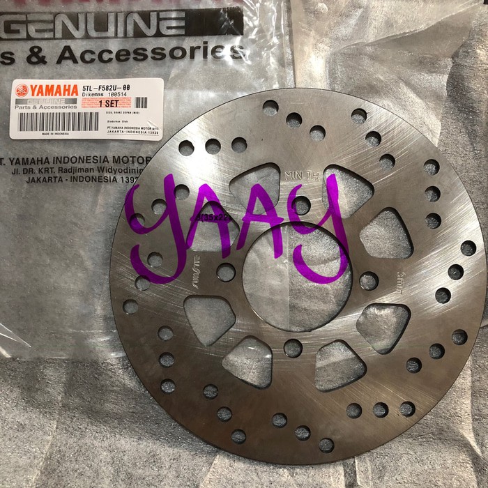 Piringan Cakram Depan Yamaha Xeon Yamaha Mio 4 Lubang Baut LGB Autopart