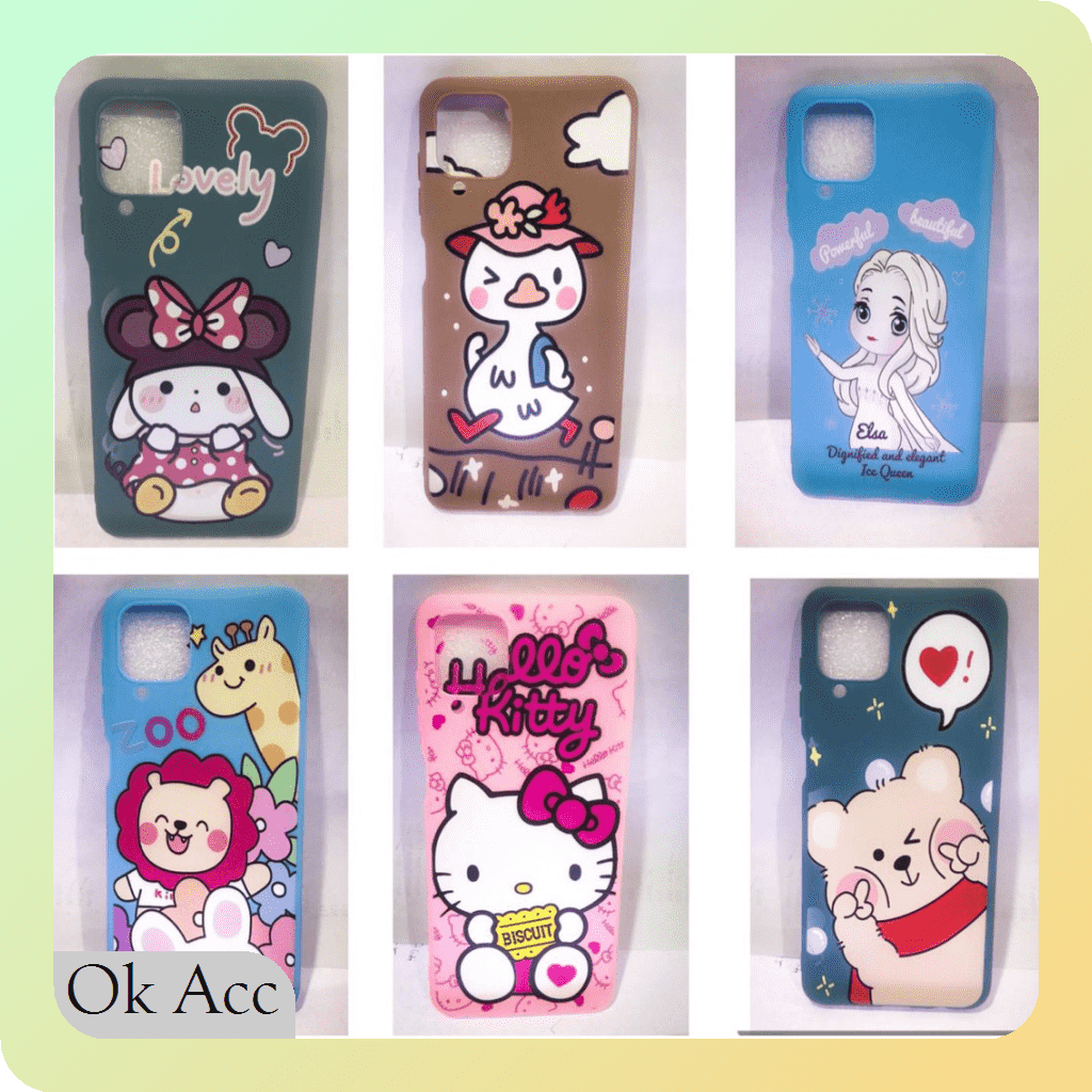 Terbaru SoftCase Karakter Vivo Y12,Y12s,Y15,Y17,Y20,Y20i,Y20s