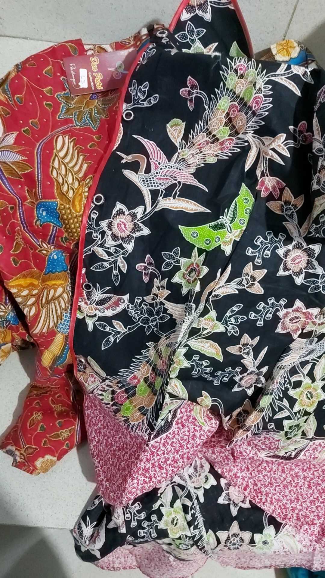 [code Hd327] Kemeja Batik Wanita Kantoran P-008 ♨1027(=)