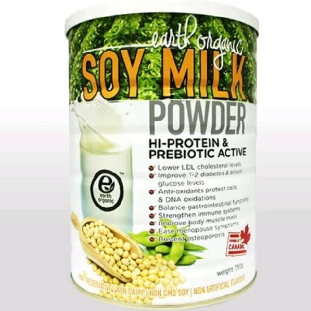 

Earth organic soy milk powder 750 g
