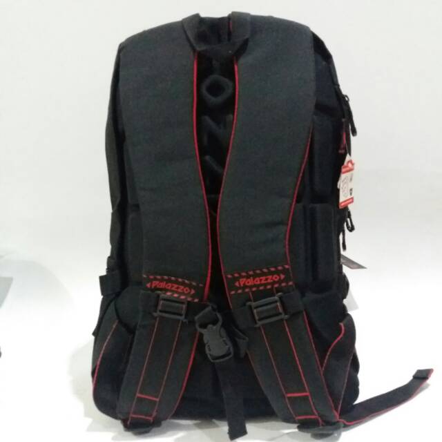 Tas backpack palazzo 35207 ransel sekolah tas hitam murah