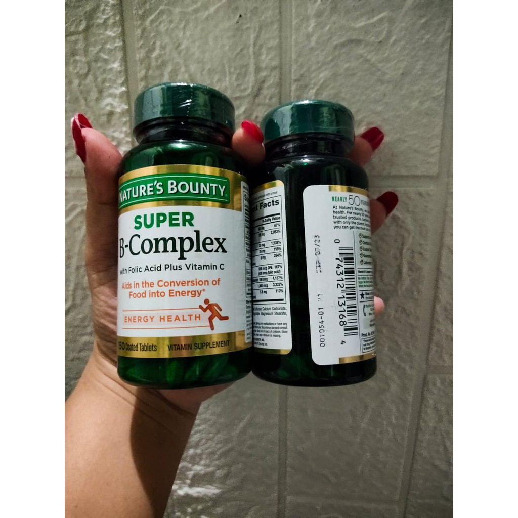Jual Nature's Bounty Super with Folic Acid + Vitamin C 150