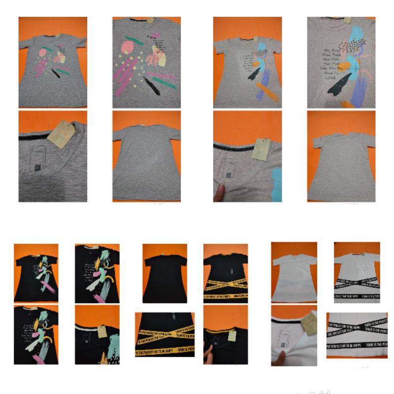 Kaos T Zone Cewek Lengan Pendek