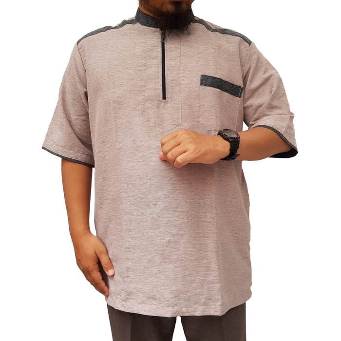 Baju koko Pria Dewasa Remaja Koko Muslim Murah Bagus (Size M L XL XXL) original lebaran import Kekinian