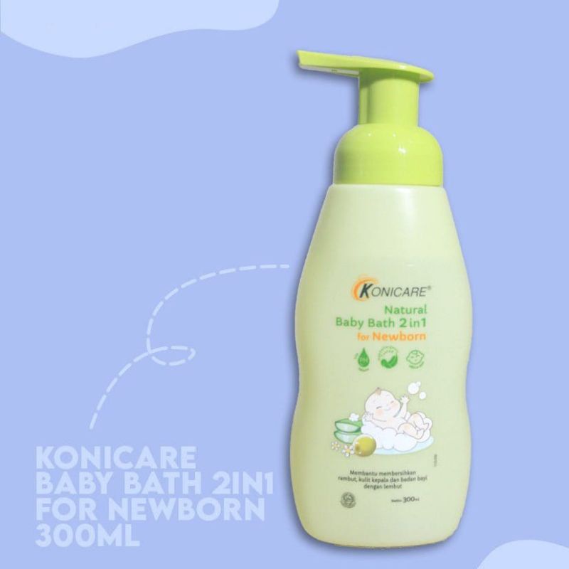 KONICARE BABY BATH 2IN1 NB PUMP 300ML