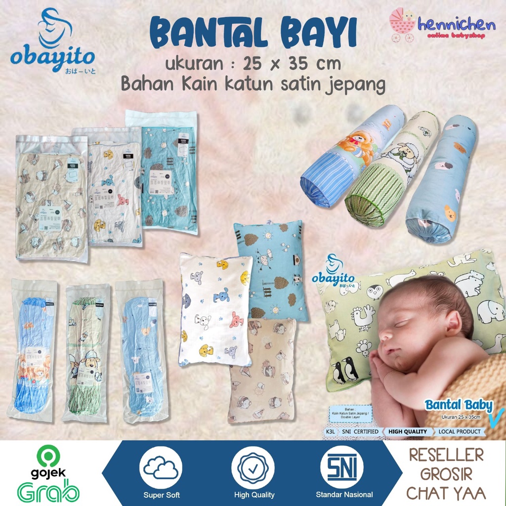 PREMIUM OBAYITO BANTAL GULING BAYI BALITA