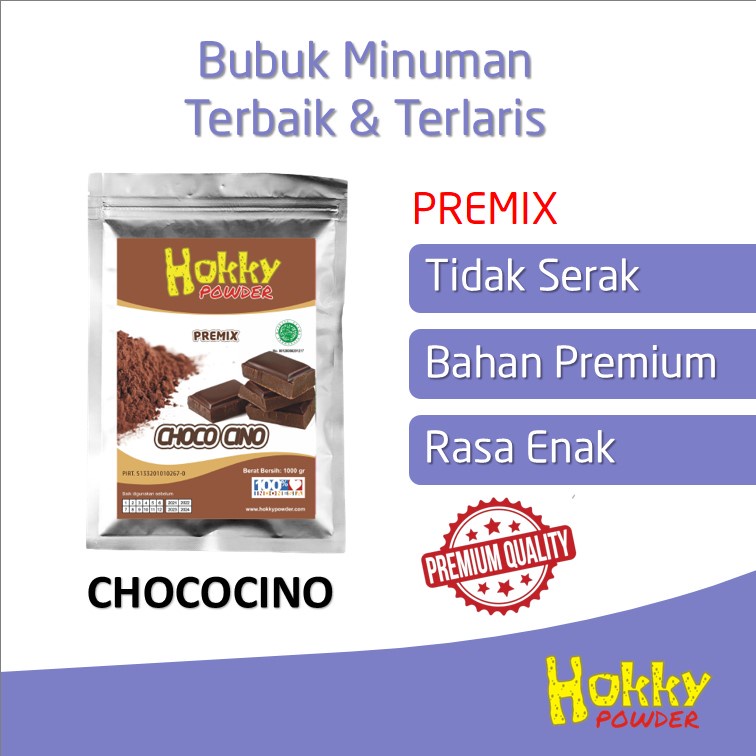 

Bubuk Minuman Bubble Powder Drink Cokelat / Chococino Coklat Hokky Powder 1kg
