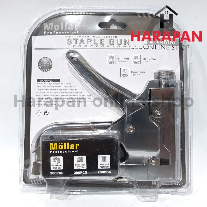 

Honeysu | STAPLE GUN / STAPLE TEMBAK / STAPLES JOK / HEKTER MOLLAR 3 IN 1 Murah Baru