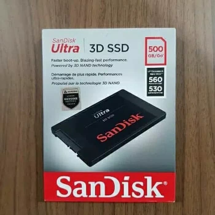 Sandisk Ultra 3D SSD 500GB 2.5inch SATA III 6Gb/s