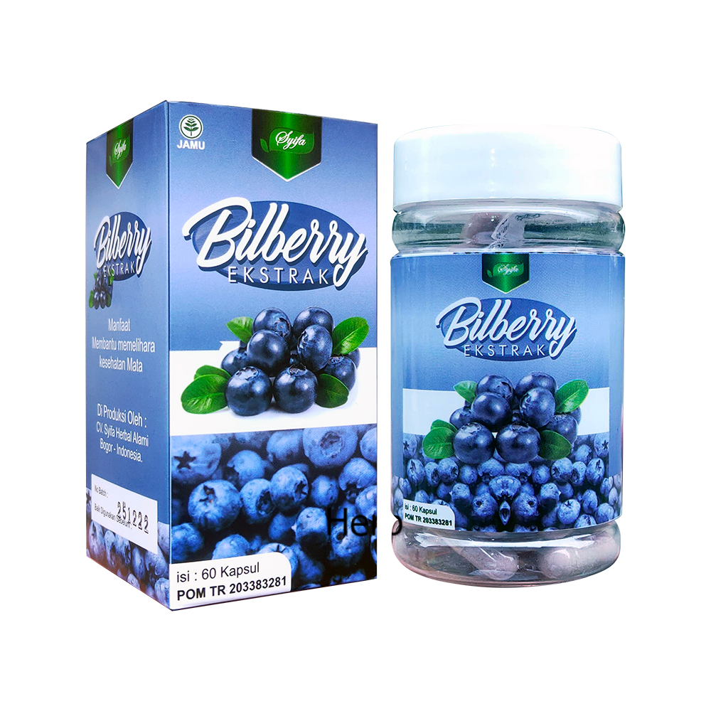 BILBERRY Syifa 60 KAPSUL Herbal Vitamin Mata Shopee Indonesia