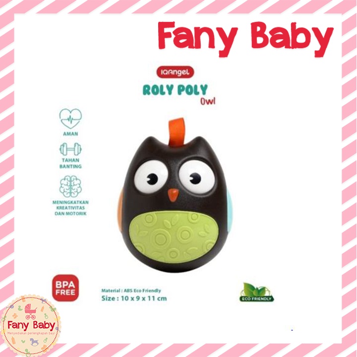 IQANGEL ROLY POLY OWL TOY / IQ0202