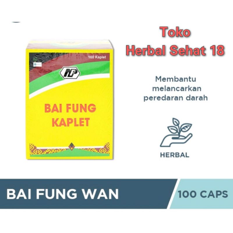 

Bai Feng Wan - Bai Fung Kaplet 100 Kaplet - Baifung Pai Fung Yen - Keputihan Haid