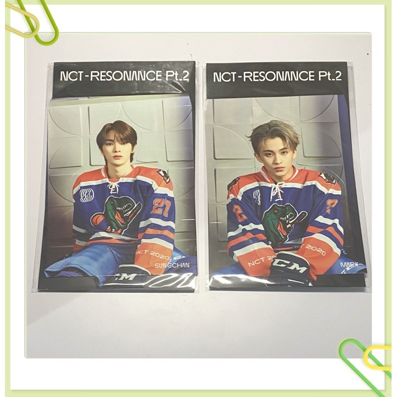 STANDEE ONLY HOLO LENTI RESONANCE PT.2 MARK &amp; SUNGCHAN NCT PC POSTCARD