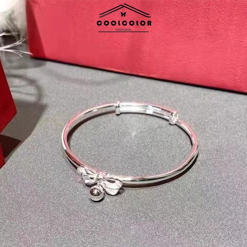 COD❤️Gelang Kupu-Kupu Putri Berlari Bow Bell Manis Sedikit Segar Gaya Mahasiswa Wanita Gelang Pacar Hadiah Fashion Aksesoris Korea Import Murah