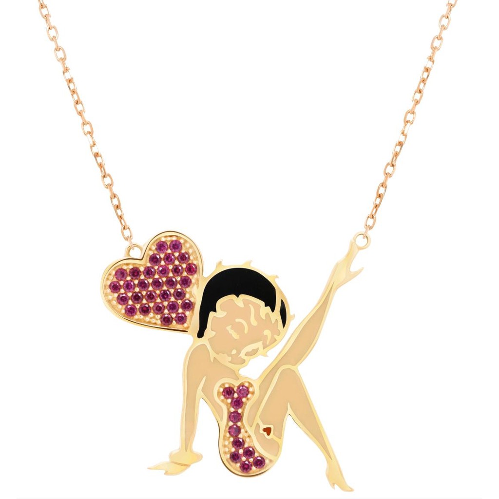 

Dominique Jewellery-Kalung Betty Boop Series Sandra Dewi Gold 75% SNI 3LZ0890