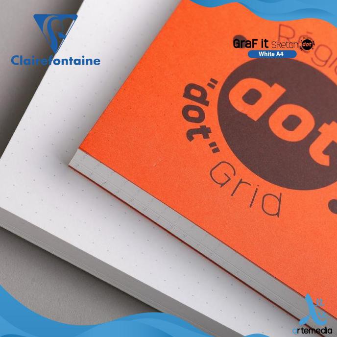 

Dijual Buku Sketsa Clairefontaine A4 Graf It White Dot Grid Sketch Pad - Black Sale!!!